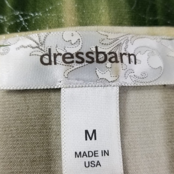 Dressbarn women's sz m geo print top - Picture 3 of 8